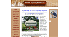 Desktop Screenshot of finishcarpentryhelp.com