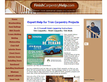 Tablet Screenshot of finishcarpentryhelp.com